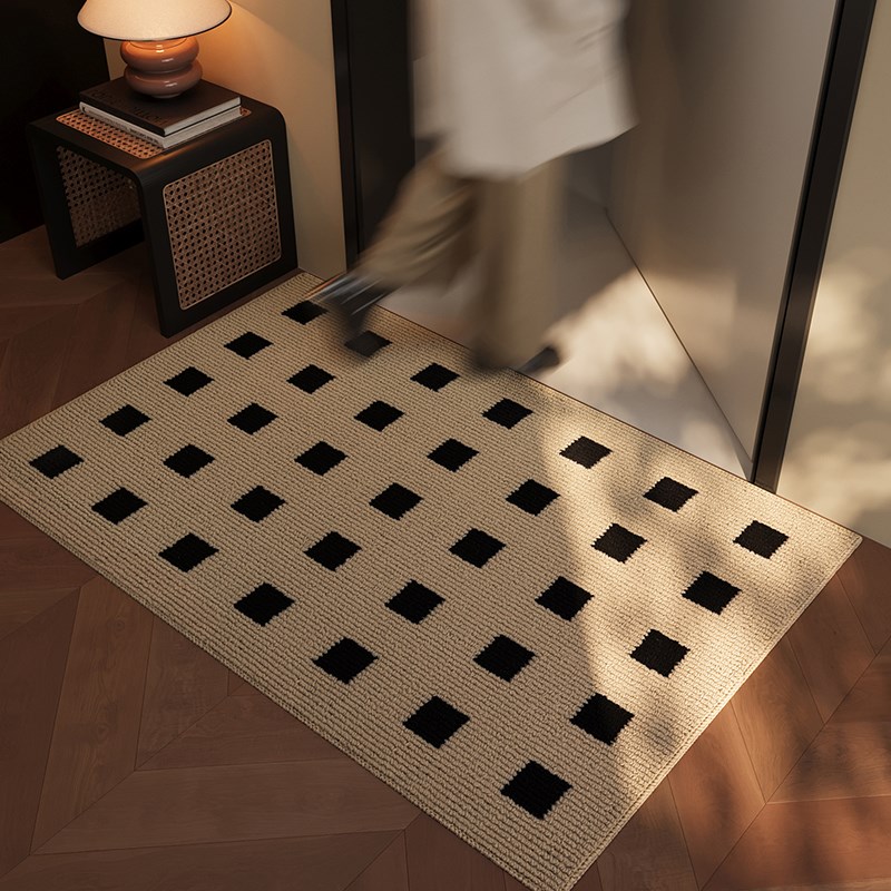 入户门地垫法式玄关家用室内门垫大门口进门玄关地毯耐脏免洗脚垫