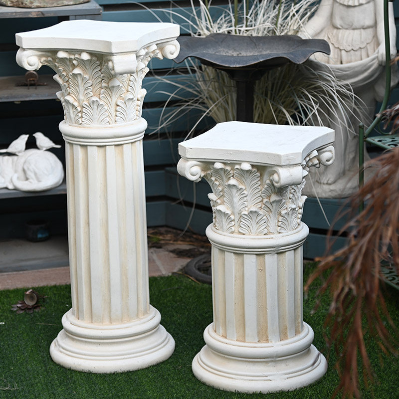 欧式白色复古户外罗马柱装饰底座摆件落地花园庭院照相馆布景婚庆,家居饰品,户外/庭院摆件,淘宝优惠券,粉丝福利购,淘宝优惠卷
