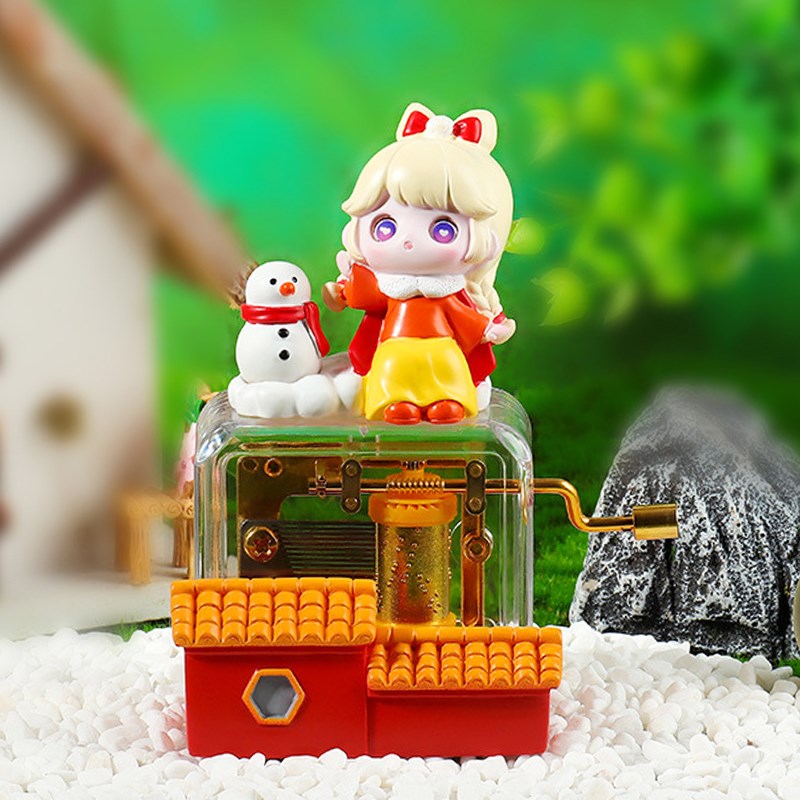 儿童卡通手摇八音盒礼物女孩音乐盒手动发条式机械男孩生日女生可