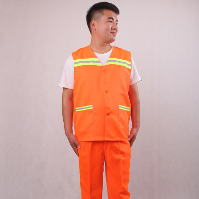 环卫清洁工人马甲公路养护物业市政园林绿化工作服安全反光背心