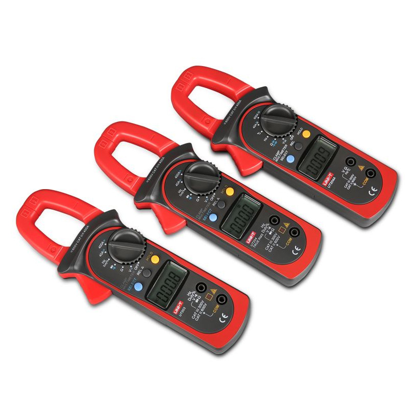 优利德钳形万用表数字高精度钳型表多功能电流表测交直流万用表