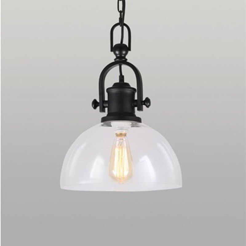 loft复古吊灯美式创意个性l咖啡餐厅客厅服装店酒吧吧台玻璃灯具