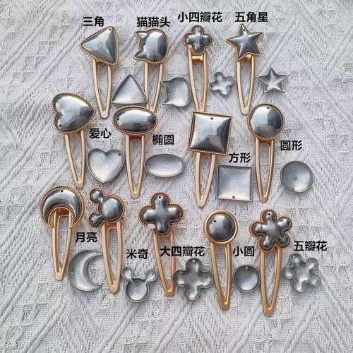 宋锦手工diy刺绣配件发夹