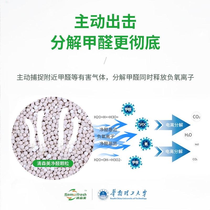 現(xiàn)貨清森美凈醛魔方擺件桌面室內(nèi)空氣凈化除味變色球除甲醛劑新房
