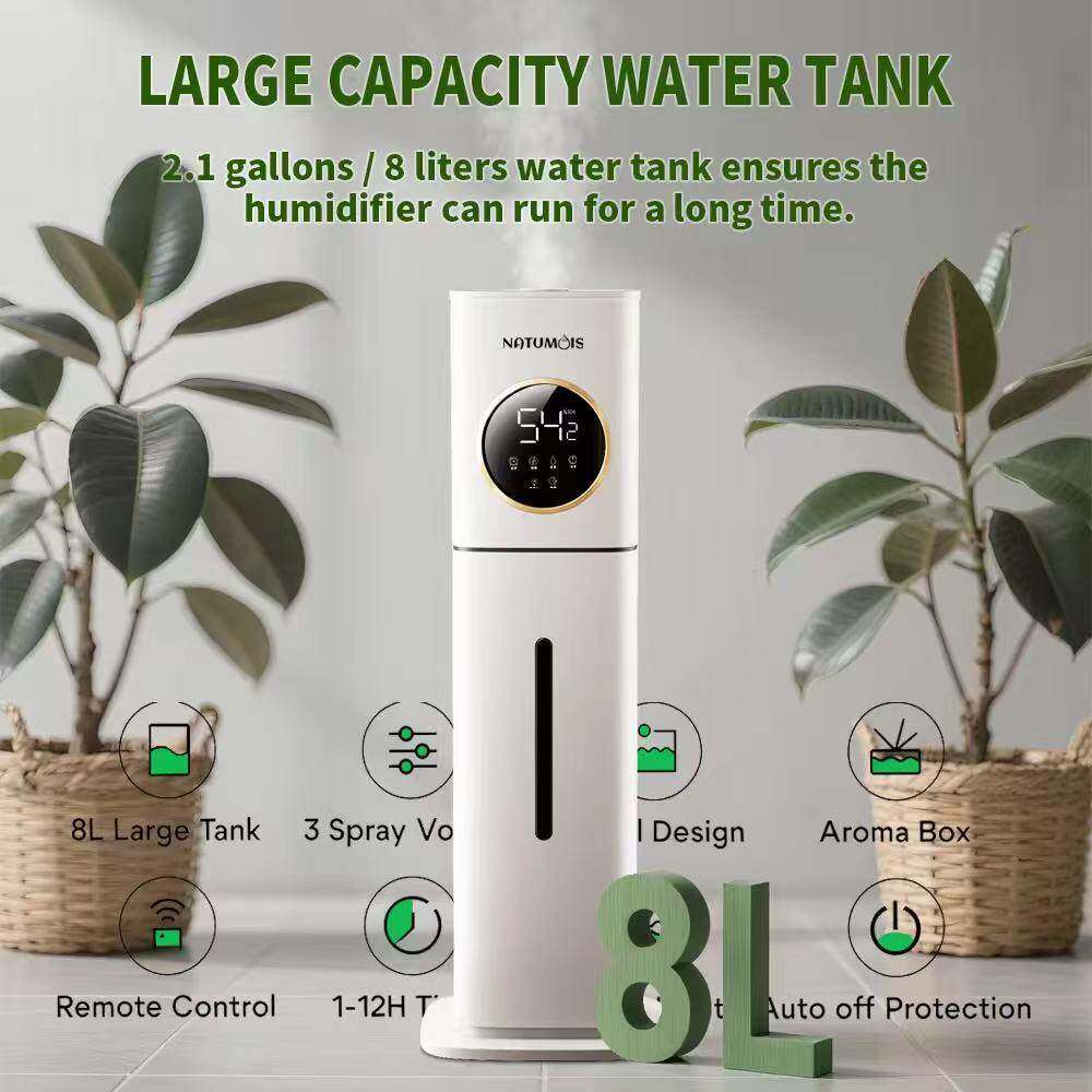 8L爬宠植物加湿器家用商用静音大雾量账篷温室雨林箱喷雾机配软管