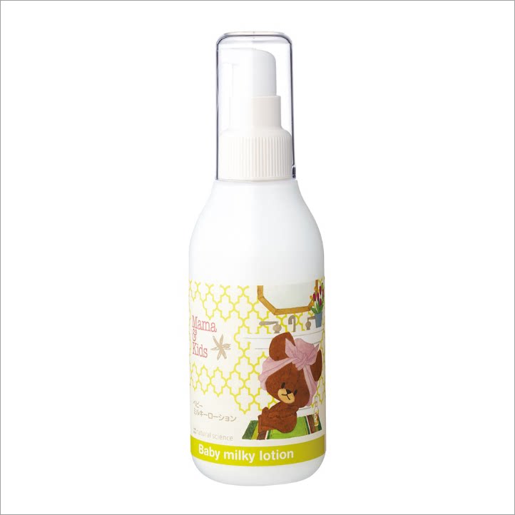 日本 mama&kids 新生婴儿童宝宝润肤露身体乳液150ml