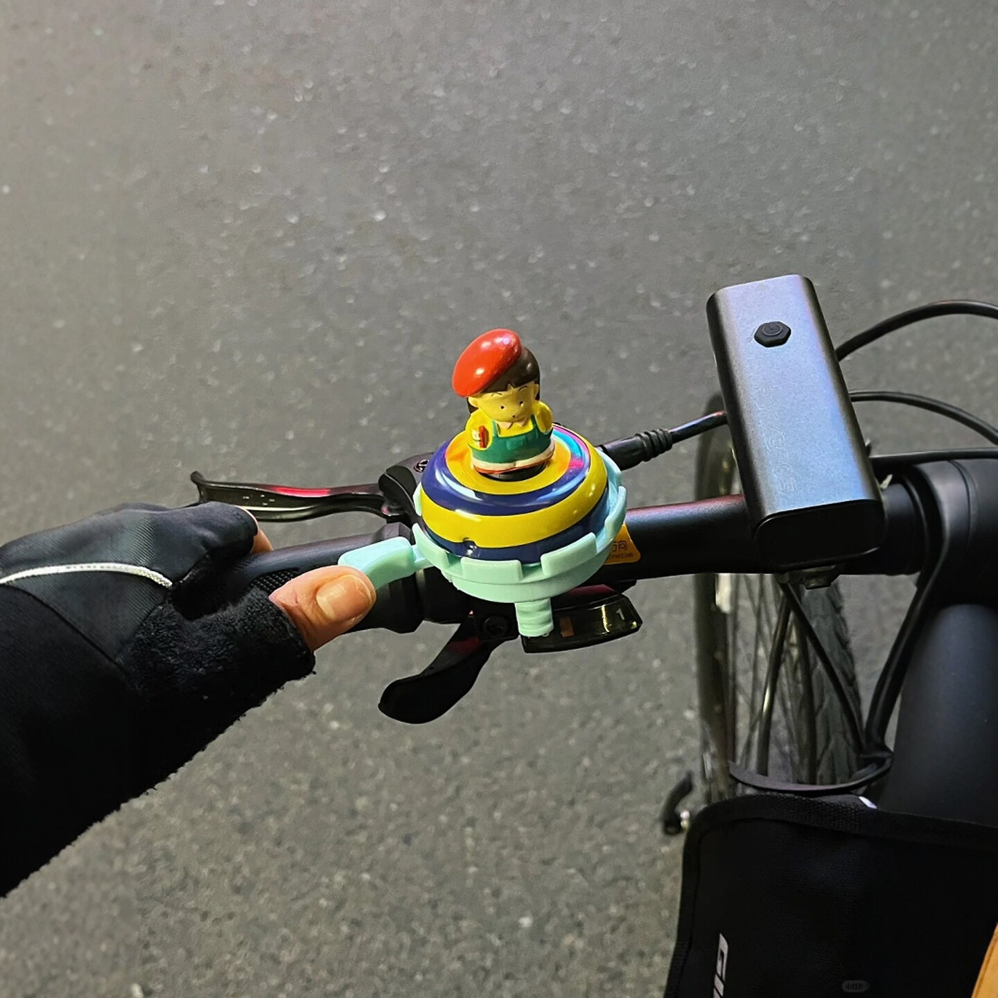 小红帽自行车铃铛超响通用公路车铃配件旋转小女孩山地车骑行装备