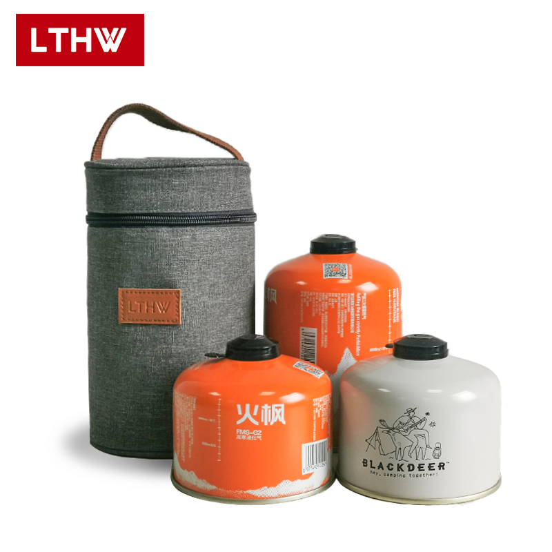 户外燃气瓶收纳包露营迷你扁气罐便携F收纳袋加厚防撞车存储防高