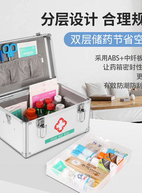 急救箱医用全套国家标准常备药家庭装药箱L工厂应急包大容量医疗
