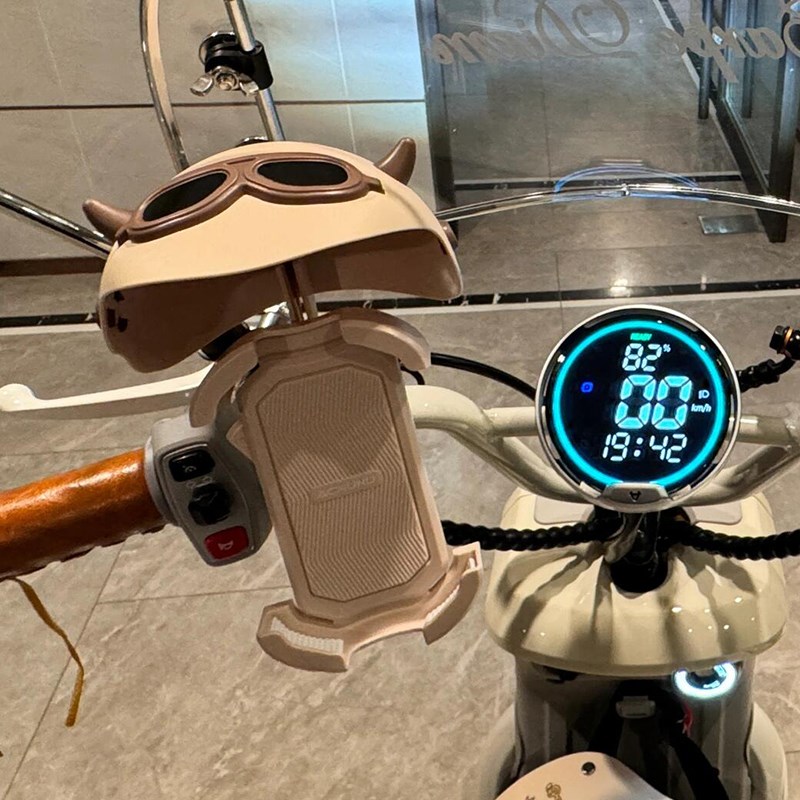 电动车手机支架202o4新款外卖骑手导航防抖防雨摩托山地车骑行摆