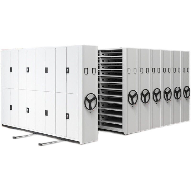 密集柜资料架底图柜图纸柜电动智能档案柜手摇P钢制落地移动密集