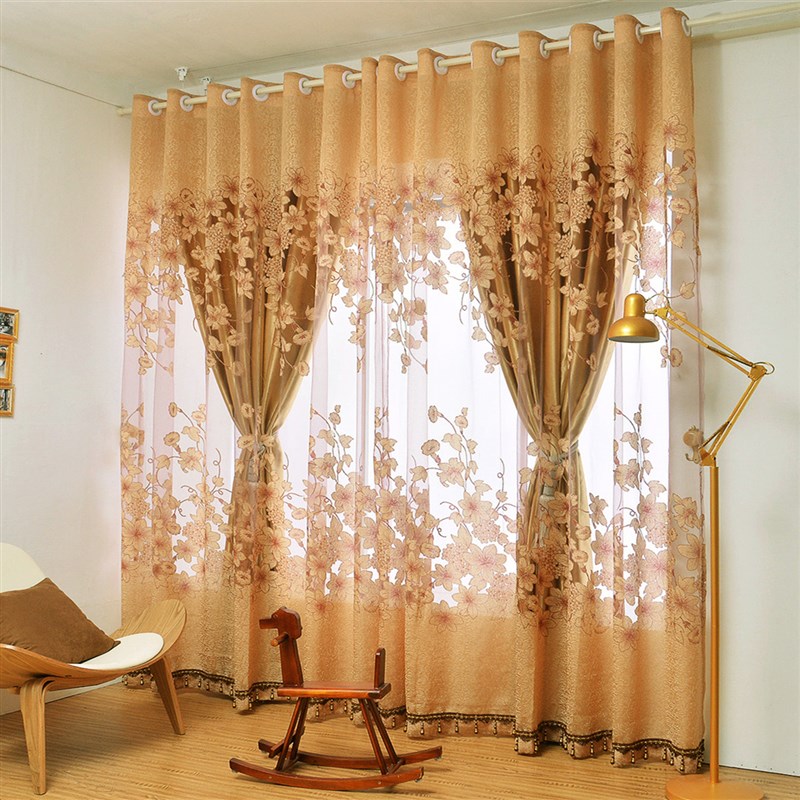 2021年新款欧式红色结婚u喜庆窗帘客厅落地卧室全遮光成品布料婚