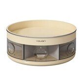 优勤厨房调料置m物架旋转家用多功能调味用品油盐酱醋收纳盒 包邮