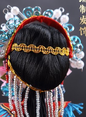 国潮绢人娃娃diy材料包t中国风京剧戏曲人物暖场活动创意摆件礼品