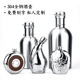 德国30a4不锈钢加厚家用随身户外便携式 小酒壶瓶具保温保冷大容量