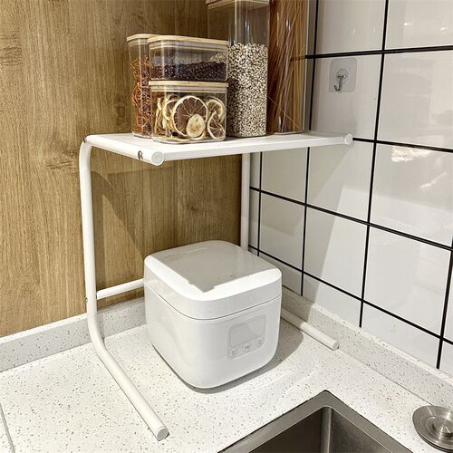 厨房多功能台面置物架微波炉电饭煲空气K炸锅烤箱多层收纳整理支