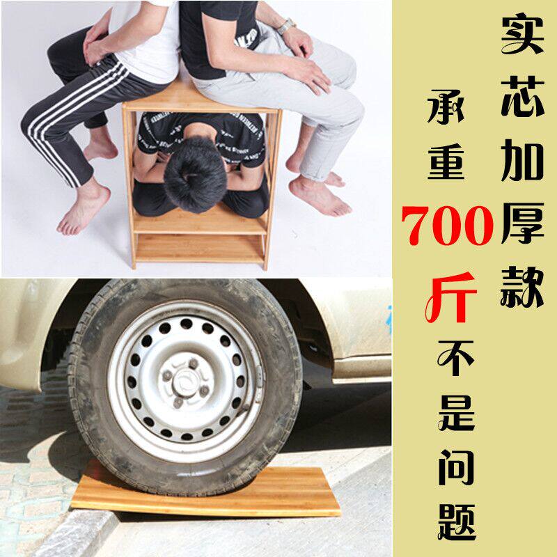 楠竹厨房置物架微波炉架收纳调味料用品落地多层4T实木架子3烤箱