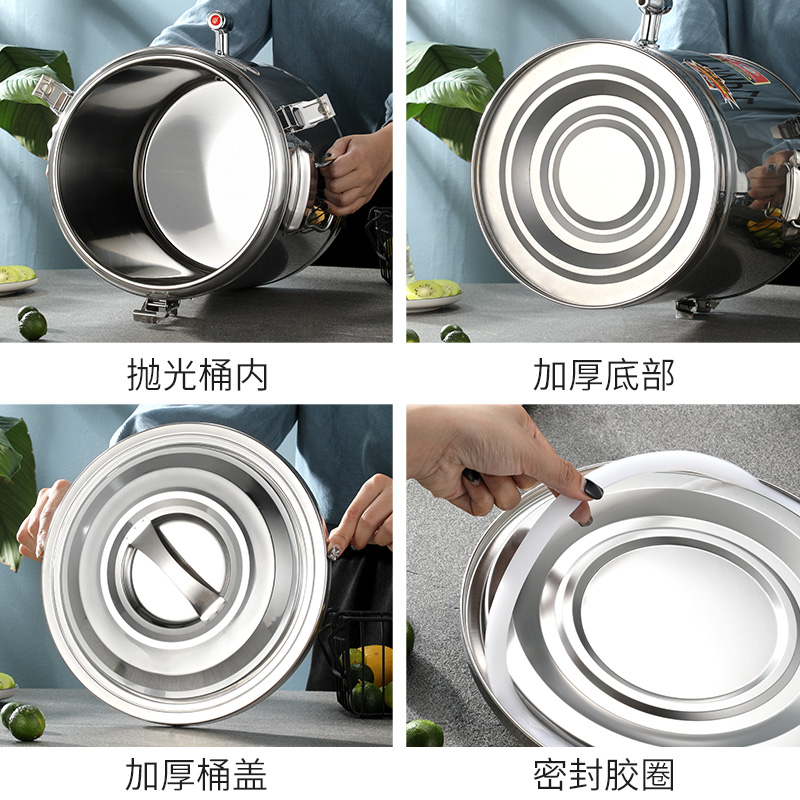 不锈钢保c温桶商用大容量米饭保温桶开水桶豆浆奶茶桶食堂装汤桶