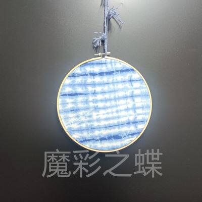 扎染成品帆布包手帕桌布绣绷圈DIDY幼儿园工具扎染学生手工作业