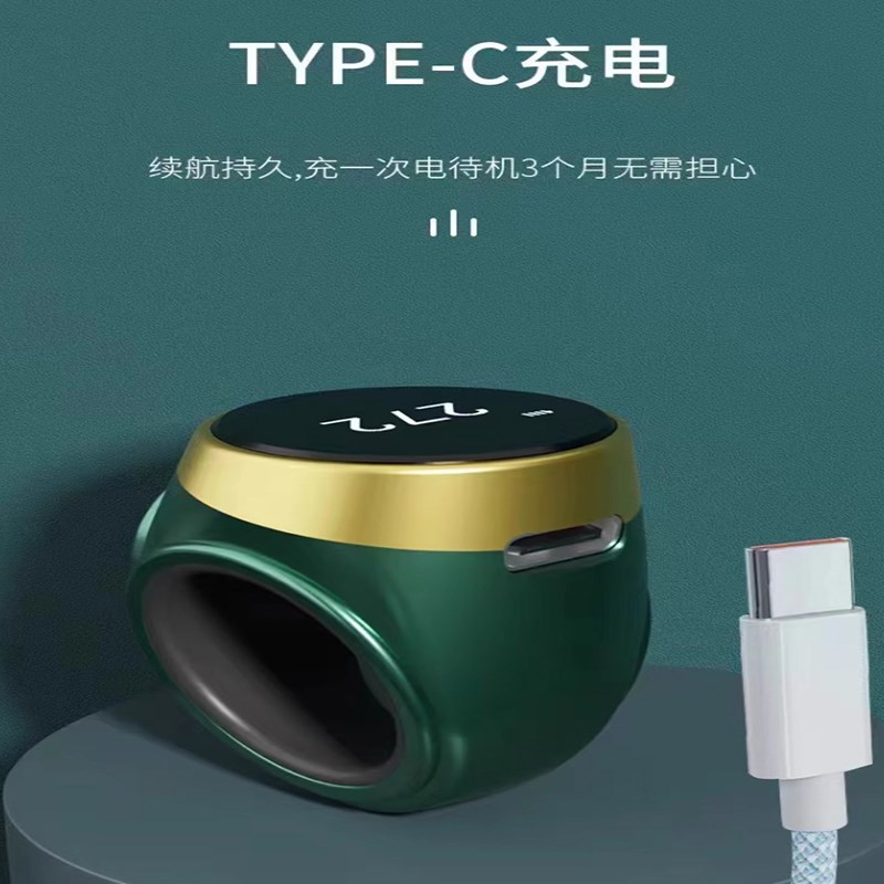 德国新款触摸屏念数计数器手按戒指型记数器N指环便携充电电子计