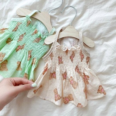 速发小季裙子型迪比熊博美幼犬约克夏猫咪夏泰犬衣服薄款