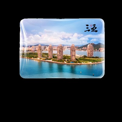 现货速发海南三亚冰箱贴凤凰岛亚龙湾景区照片磁贴中国旅游纪念品