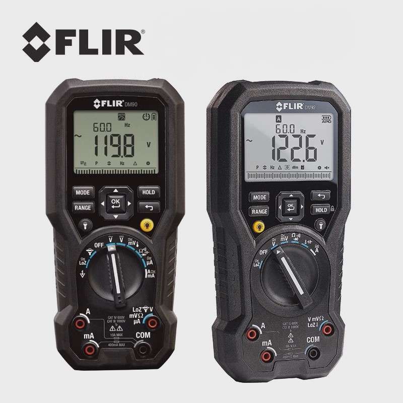 菲力尔FLIR高精度工业级DM90DM92DM93DM91进口数字万用表
