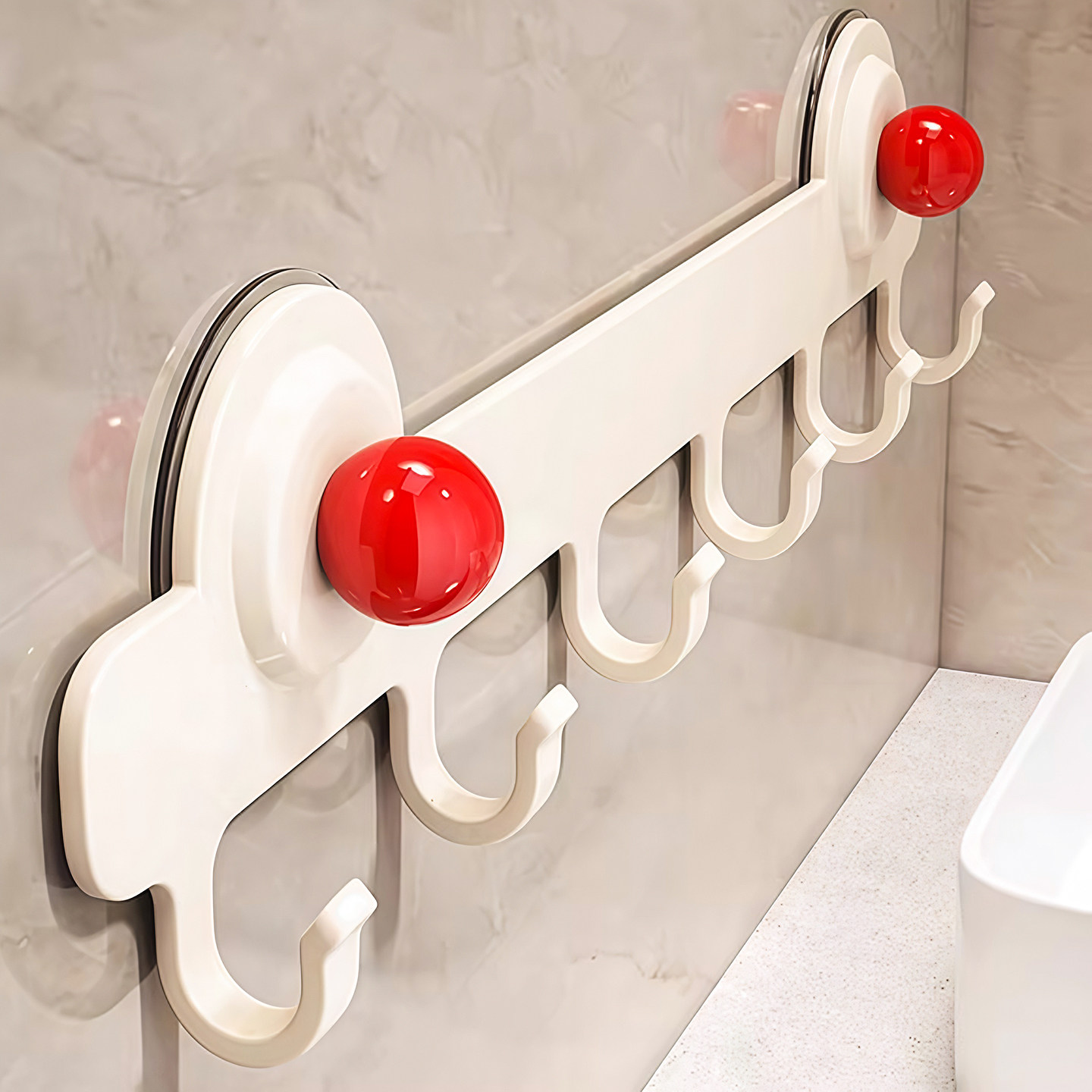 吸盘门后挂钩免打孔入户挂衣钩挂衣架浴室墙上置物架粘钩毛巾收纳