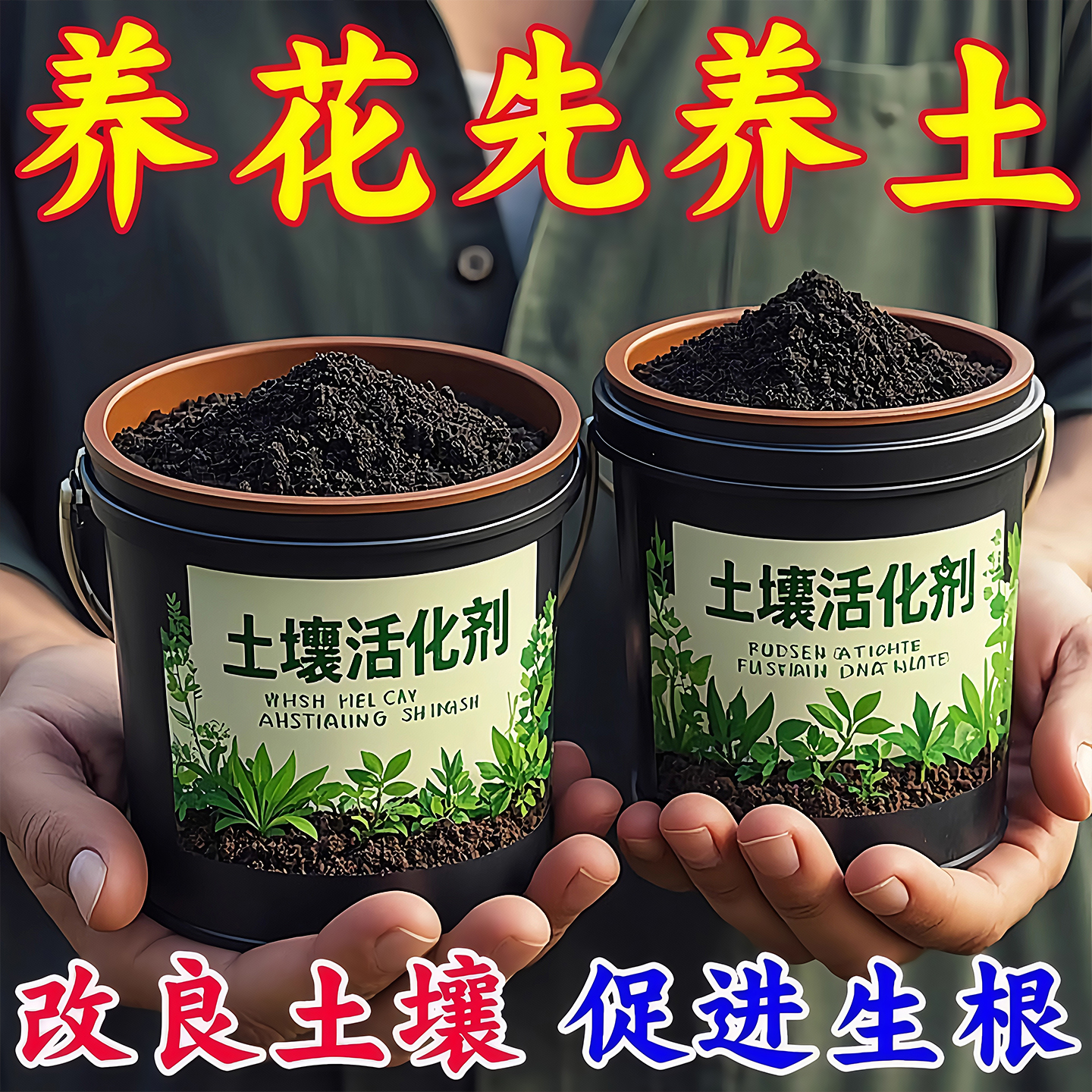 土壤活化剂改善土壤结构促进生根