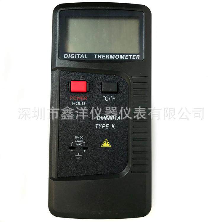 数温度表DM6801A 数字据保持功能华氏 摄氏 214978度转换