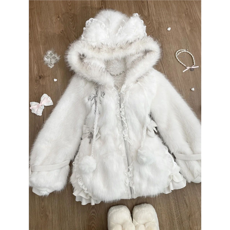 甜酷可爱猫耳连帽外套女冬季新款小众慵懒高级感上衣,模玩/动漫/周边/娃圈三坑/桌游,lolita洛丽塔/软妹装/洋装,淘宝优惠券,粉丝福利购,淘宝优惠卷