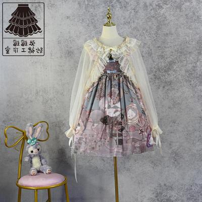 lolita开衫日系洛丽塔公主外搭披肩可爱甜美蝴蝶结