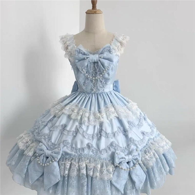 昭和doll古早风lolita洋装常规款吊带jsk花嫁款甜美优雅连衣裙,模玩/动漫/周边/娃圈三坑/桌游,lolita洛丽塔/软妹装/洋装,淘宝优惠券,粉丝福利购,淘宝优惠卷