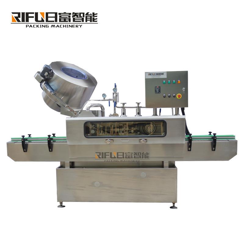 高速蒸汽式真空旋盖机洗衣液洗洁精旋盖机沐浴露洗发水旋盖设备