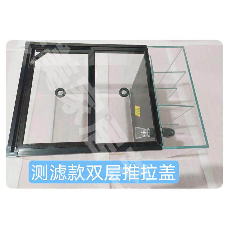 鱼缸推拉盖定做鱼缸玻璃盖板定制 超白钢化玻璃盖防跳盖 保温盖
