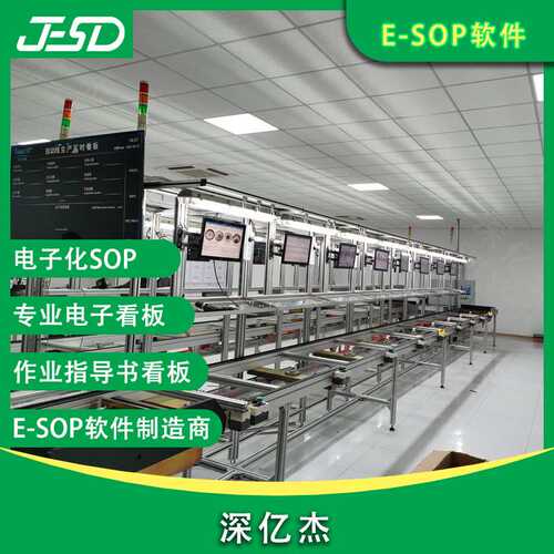 深亿杰 ESOP作业指导书系统 电子显示系统 SOP管理看板