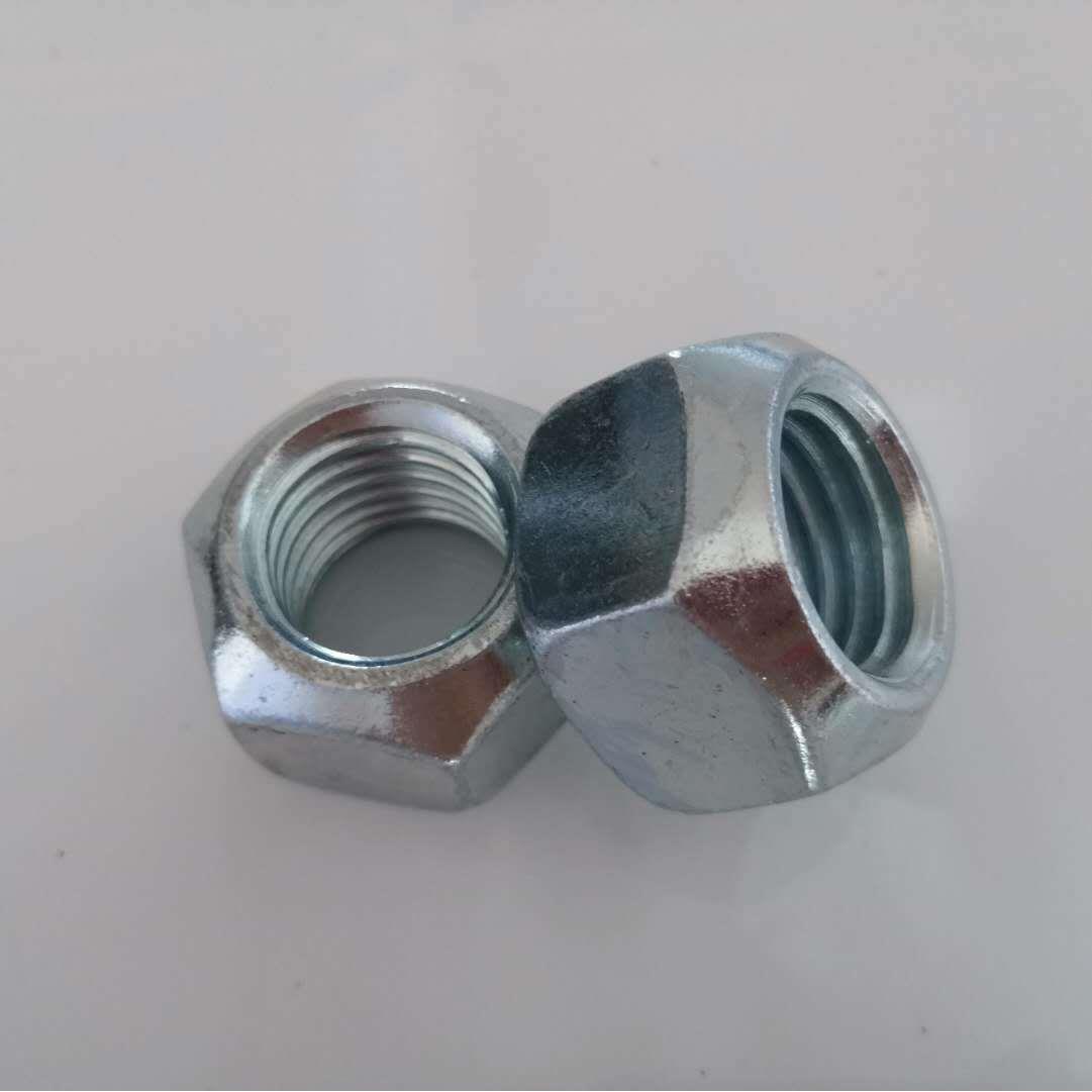 DIN980V全金属六角压点锁紧螺母M20椭圆型对压