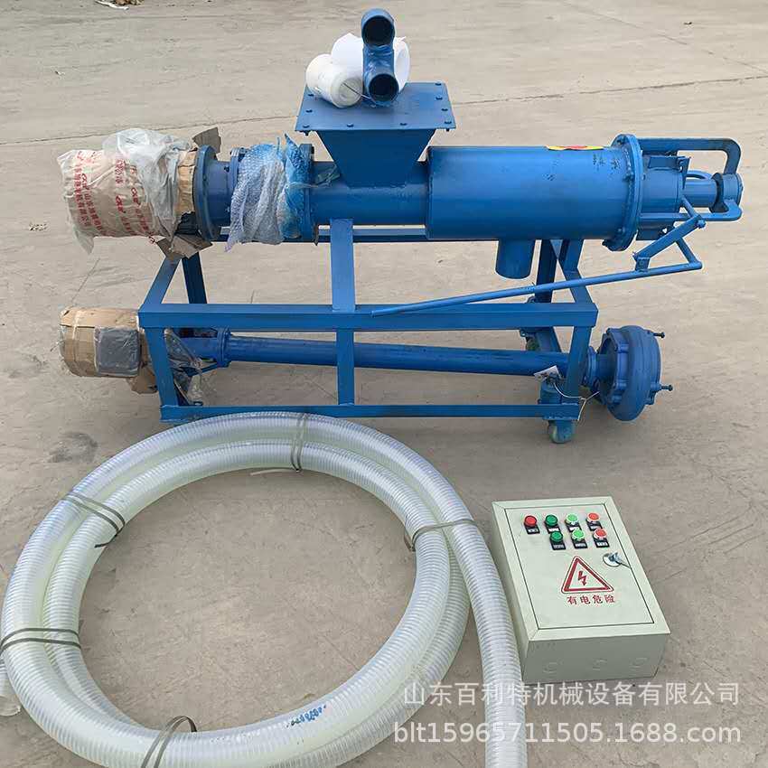 猪屎分离机养猪人专用粪池清理机配套绞龙泵污泥泵提升泵干湿分离