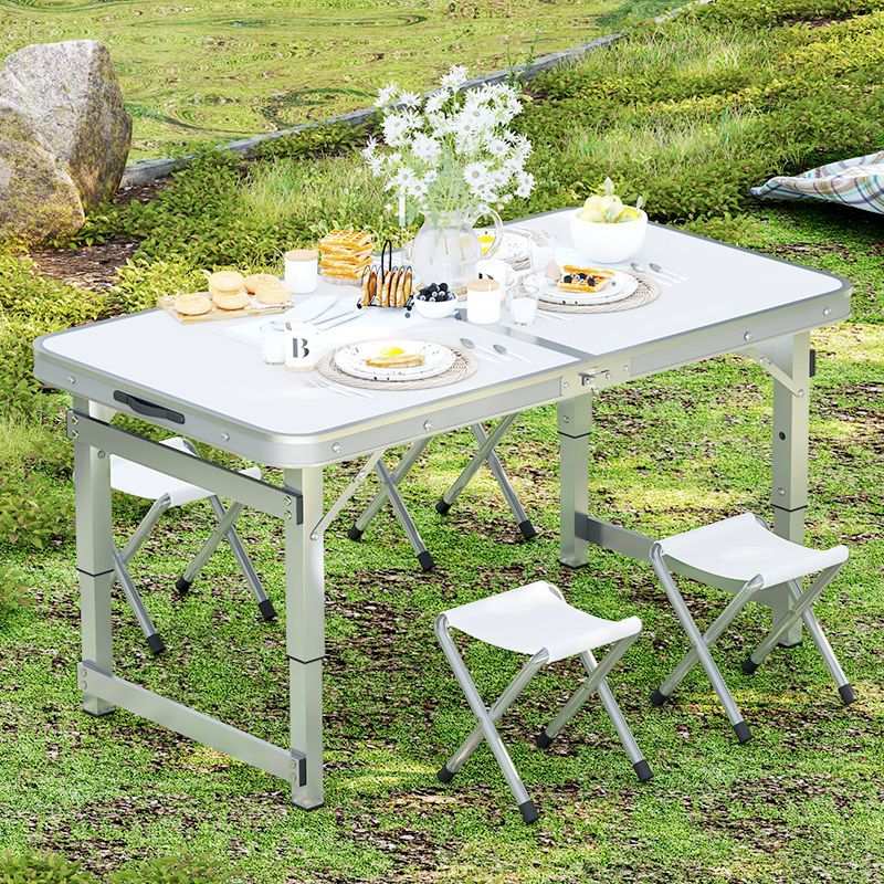 折叠桌户外桌椅套件户外夜市摆摊地摊便携式折叠桌子阳台家用桌子