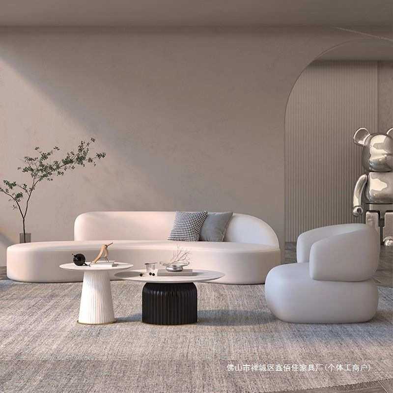 轻奢创意趣味舌头椅现代风格单双人沙发极简高颜值客厅异型休闲椅