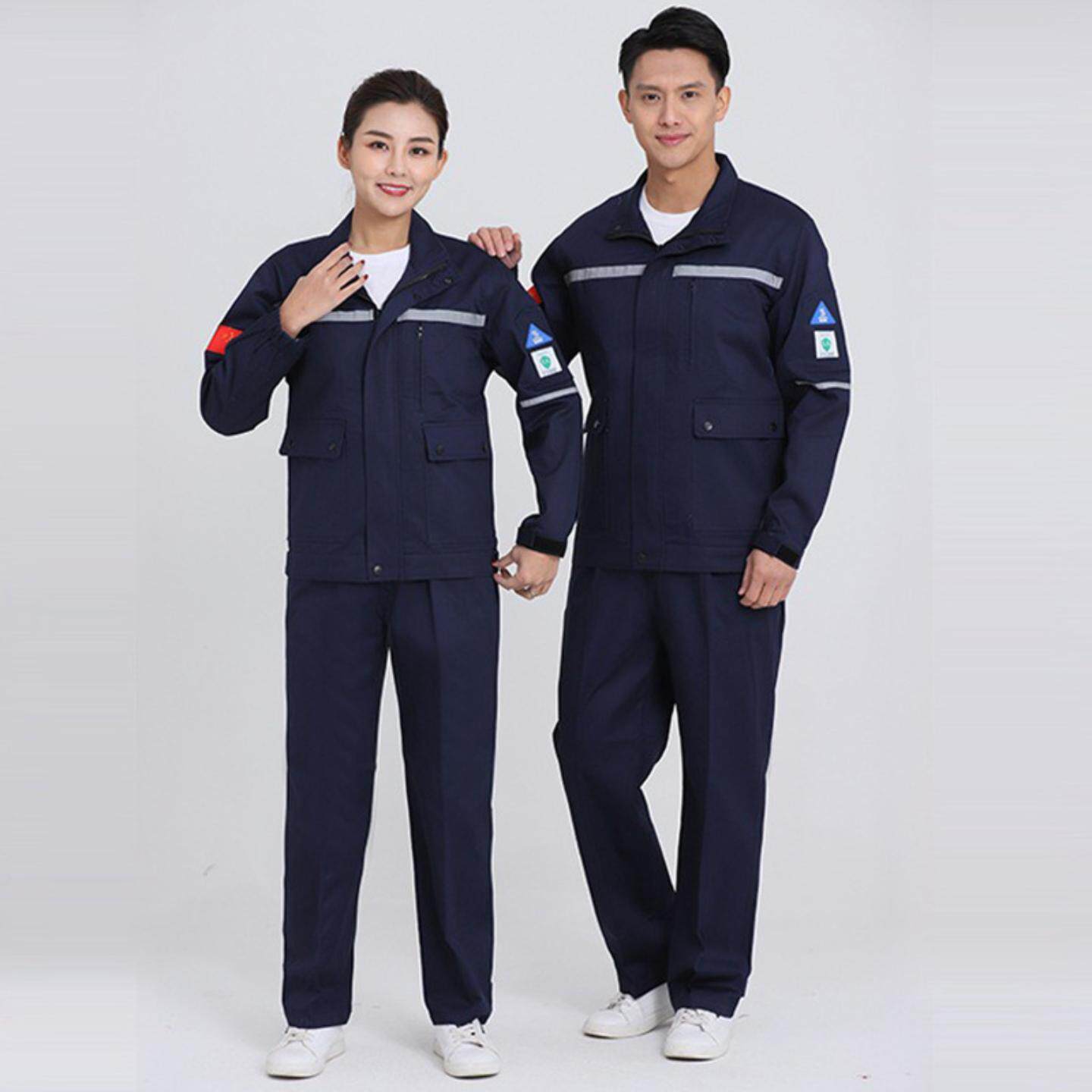 全棉阻燃防静电工作服防火花套装