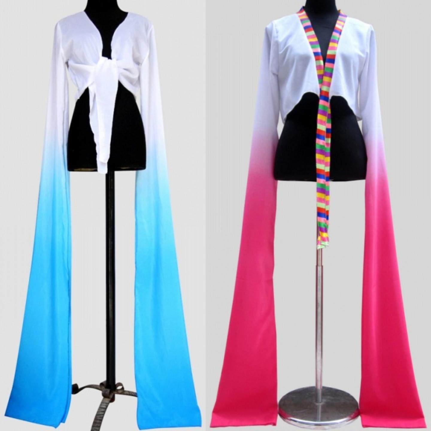 上衣女藏族水袖舞蹈服装儿童袖子