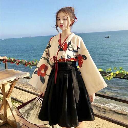 2022新改良汉服虞美人红茶花东方