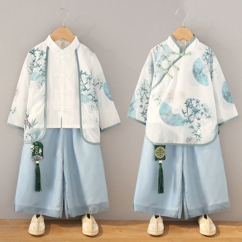 儿童古风中秋汉服套装秋