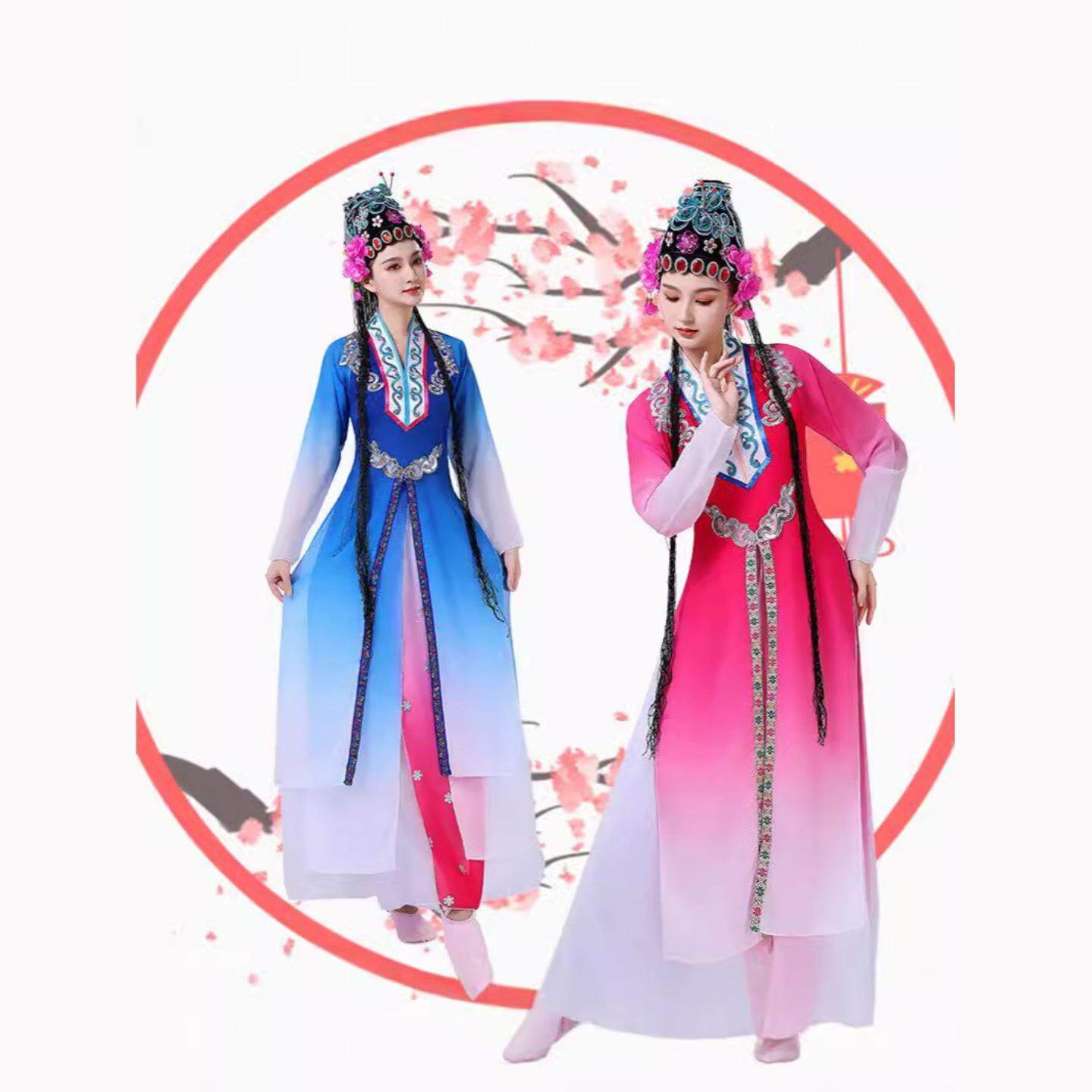 俏花旦戏曲演出服梨花颂舞蹈服