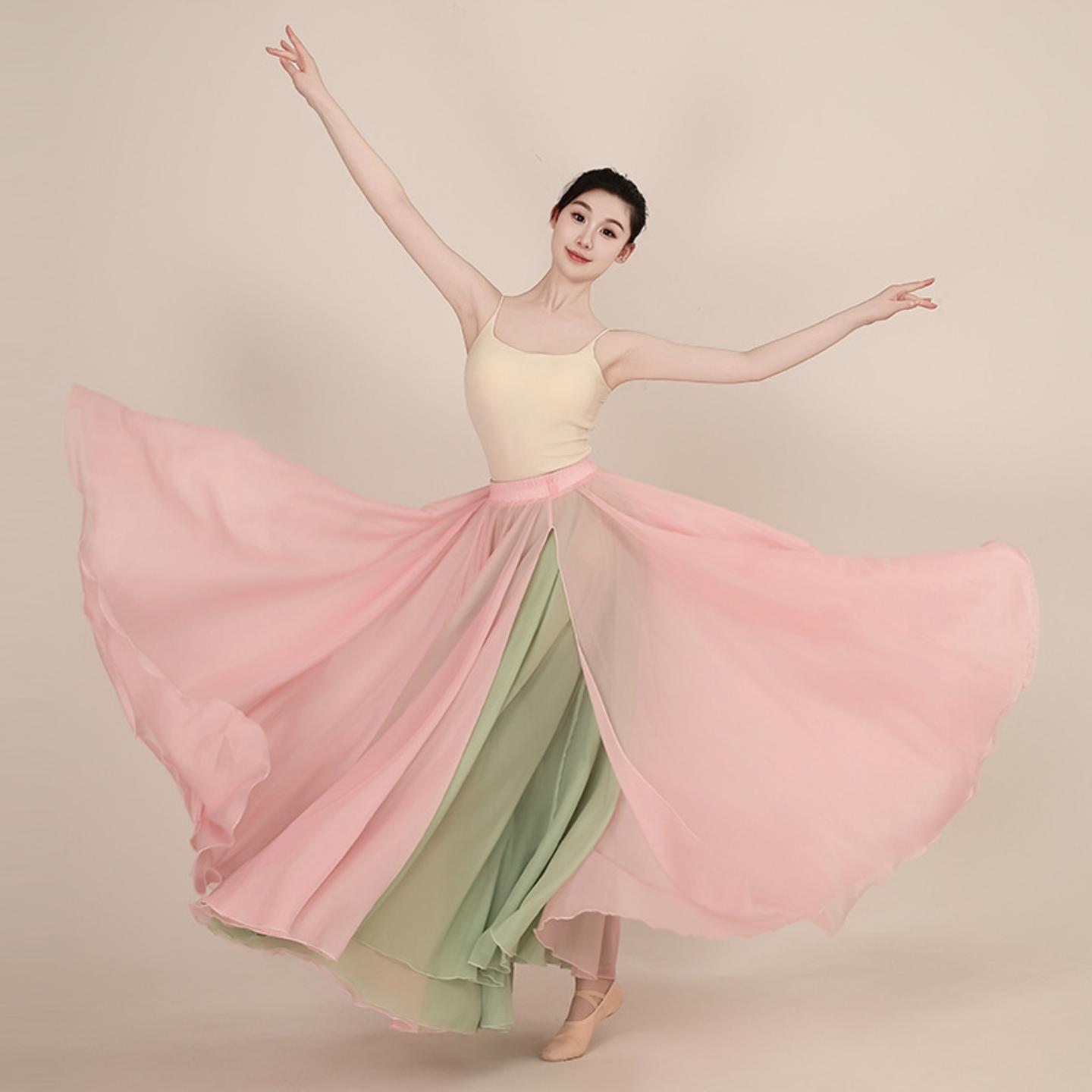 古典舞蹈演出服春芽女飘逸忆江南