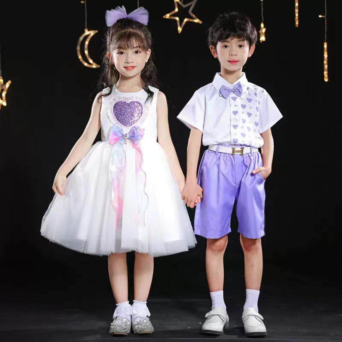 六一儿童大合唱团专用公主礼服30