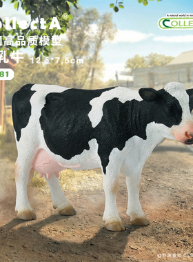 【奶牛乳牛】CollectA我你他官方授权正版动物模型早教玩具奶牛