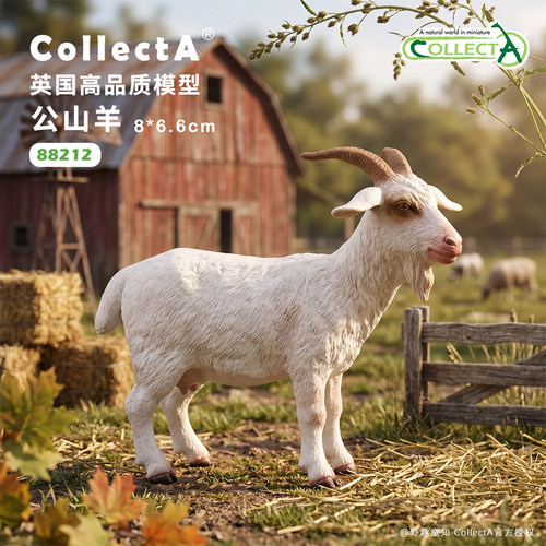 【88212公山羊】CollectA官方授权正版动物模型早教玩具