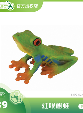 【88386红眼树蛙】CollectA官方授权正版动物模型早教玩具